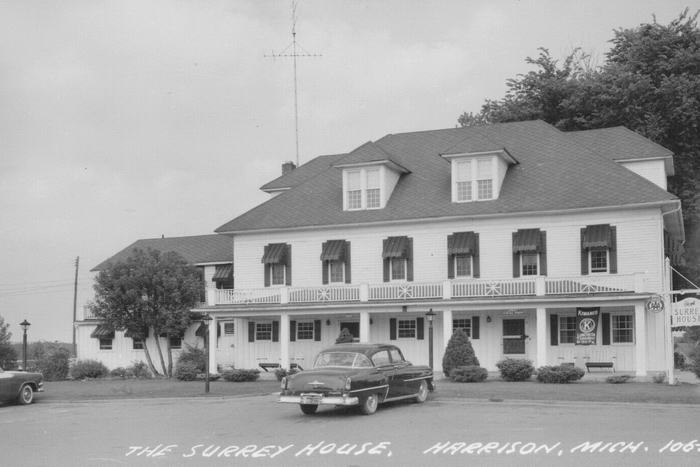 Harrison Michigan1950s Cars The Colonial Surrey House (newer photo)